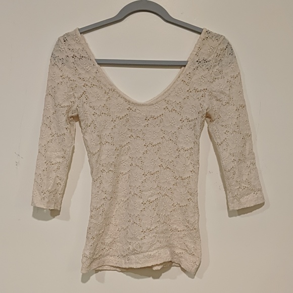 Urban Outfitters Pins & Needles Floral Lace Top - Picture 5 of 6